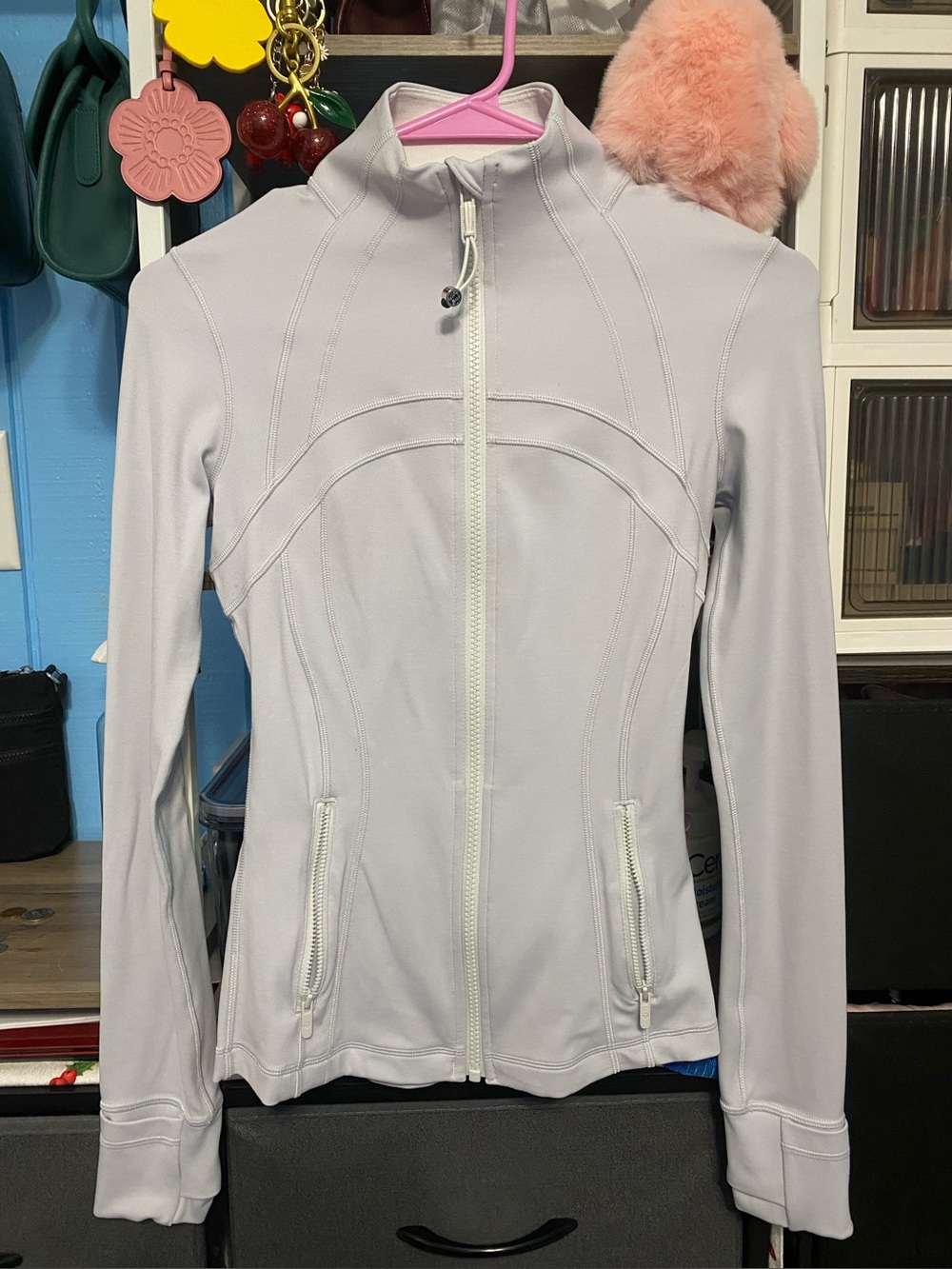 Lululemon Define Jacket *Nulu Heathered Core Ultra Light Grey size 2